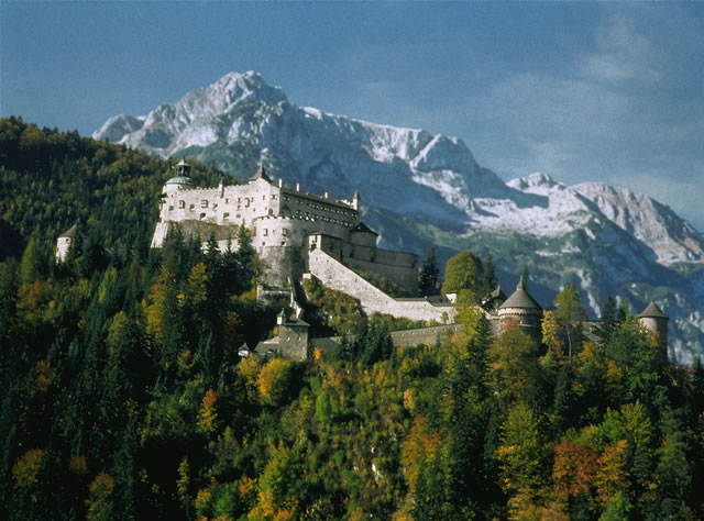 Salzburger Land - Festung Hohenwerfen bei Werfen im Pongau [Weinhäupl], Österreich