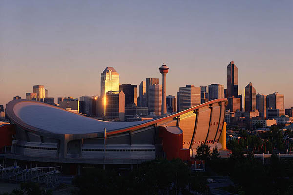 Calgary Skyline, Saddledome, Kanada