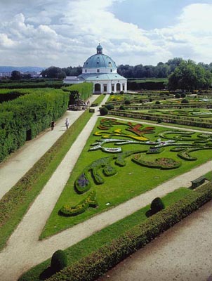 UNESCO, Kromenz Chateau Gardens, Central Moravia, Tschechien