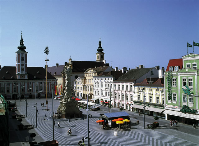 Niederösterreich - der Hauptplatz in St. Pölten [Bartl], Österreich