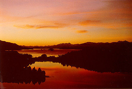 Sonnenuntergang, Patagonien