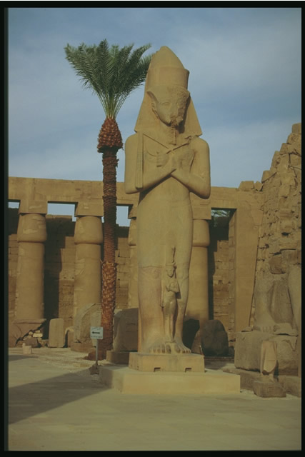 Statue, Ramses II., Tochter, Merit-Amun