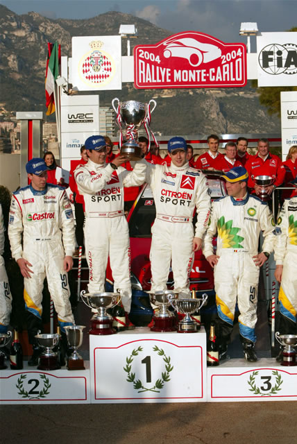 Rallye Monte-Carlo (Siegerehrung - podium), Monaco