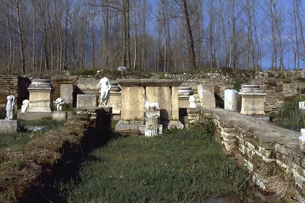 Makedonia, Dion-Archäologische Stätte, Griechenland