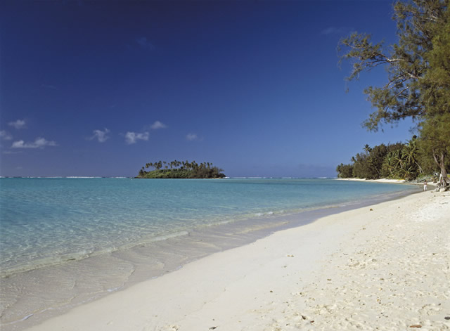 makelloser Strand, Cook Islands