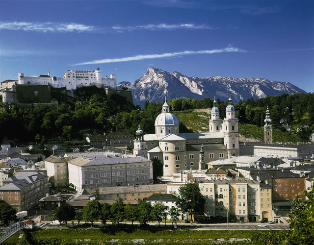 Salzburg - Blick auf die Stadt [Weinhäupl], Österreich