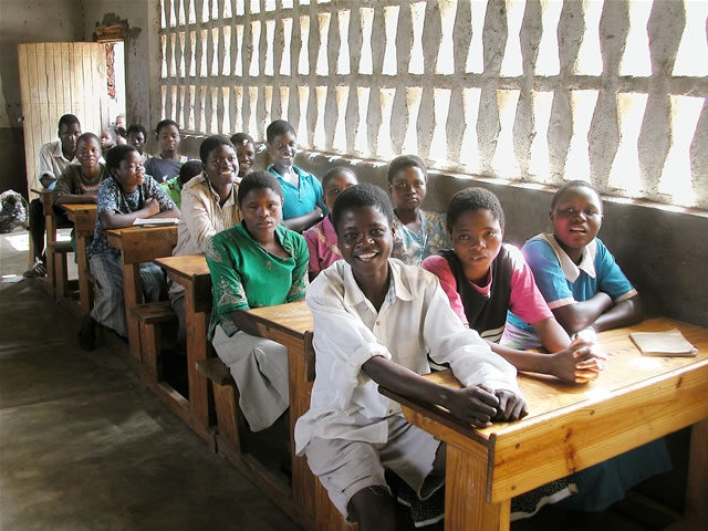 Schulkinder in Liwonde