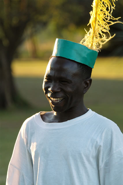 Maravi mit traditioneller Kopfbedeckung