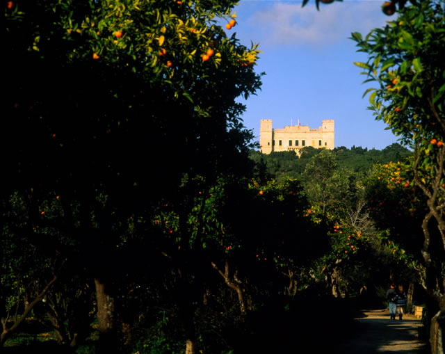 Verdala Palace, eine der Residenzen des Präsidenten der Republik, Malta
