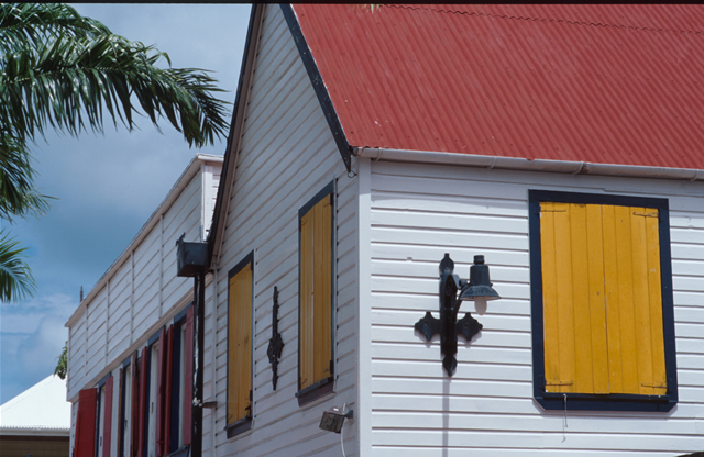 Häuser am Redcliffe Quay - Buildings at Redcliffe Quay, Antigua & Barbuda