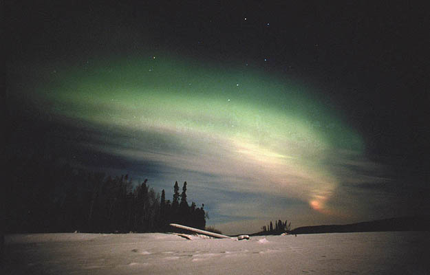 Aurora Borealis, Nordlichter in Manitoba, Kanada