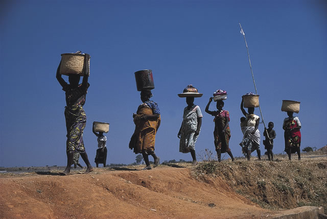 Frauen in Zentral-Malawi