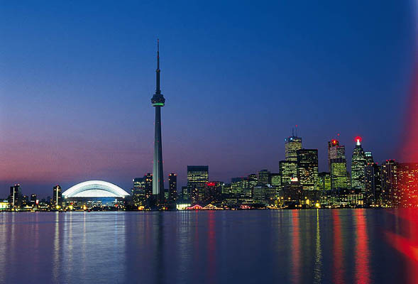 Toronto Skyline mit dem CN Tower, Kanada