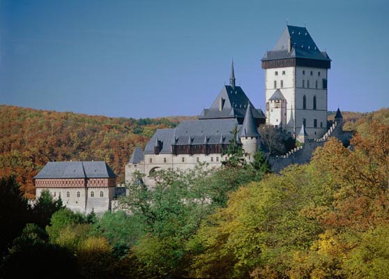 Karlstejn Castle, Central Bohemia, Tschechien