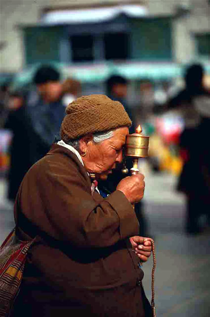 betender Tibeter, China