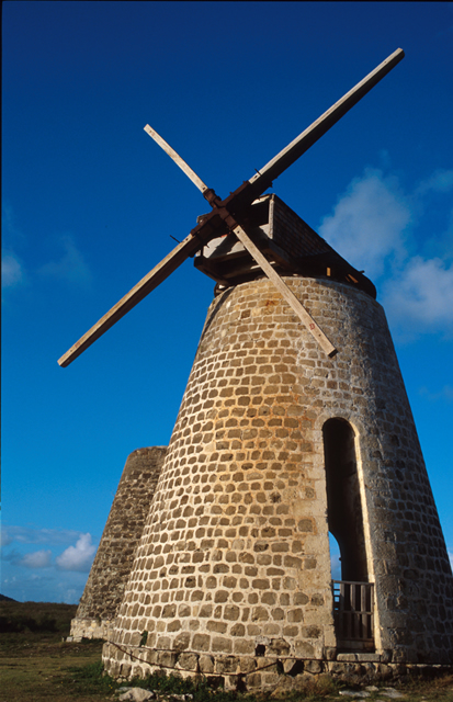 Zuckerwindmühle auf Betty\'s Hope - Sugar Wind Mill at Betty\'s Hope, Antigua & Barbuda