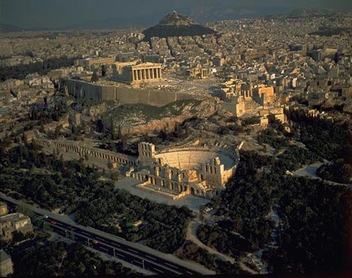 Athen, Akropolis-Lykabetos , Griechenland