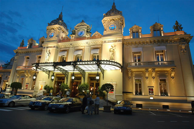 Casino (bei Nacht - à la nuit), Monaco