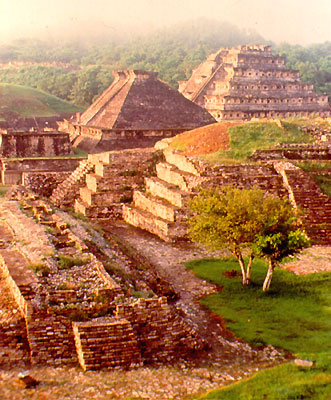 Pyramiden in Tajin, Mexiko
