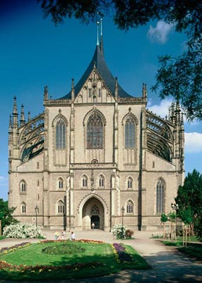 UNESCO, Kutna Hora, St Barbara\'s Church, Central Bohemia, Tschechien