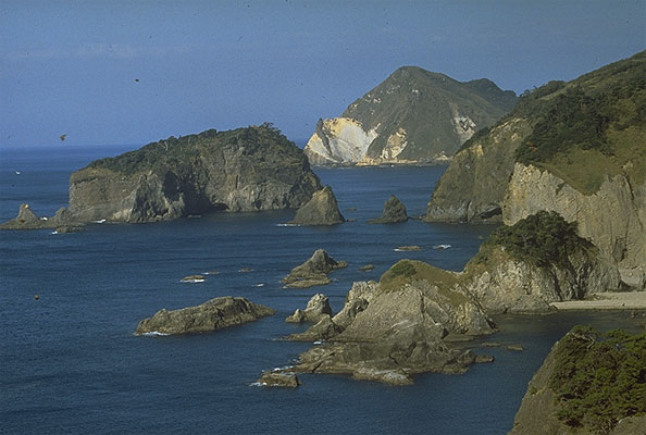 Oku-Irozaki Küste, Izu, Japan